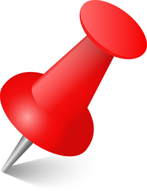 red push pin
